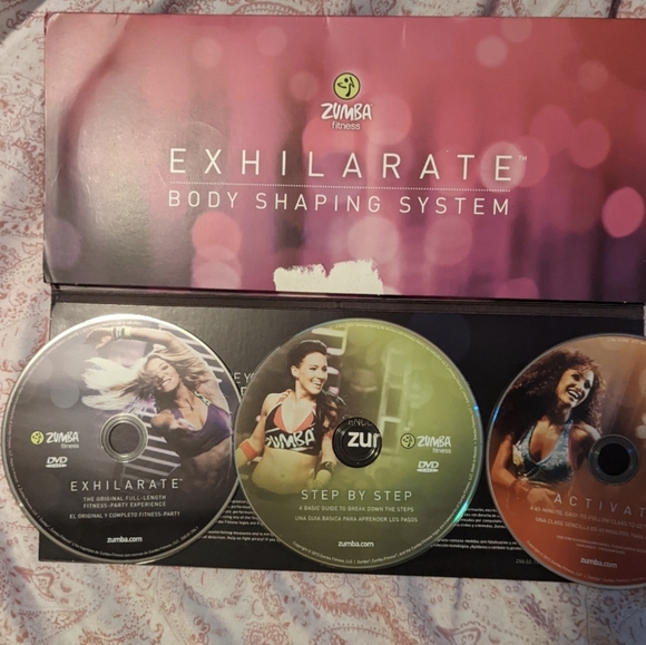 Zumba Fitness Other - Zumba EXHILARATE Work Out DVDs (3 videos)